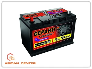Acumulator auto gepard standart 75ah japan 650a