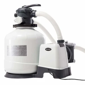 Intex pompă de filtrare cu nisip “krystal clear sx3200”, rezervor de nisip 55kg, capacitate 12000 l/h
