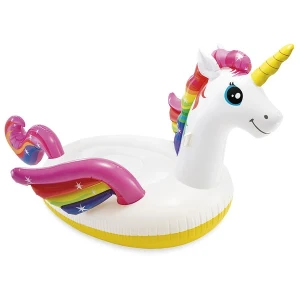 Intex plută-saltea gonflabilă “unicorn gigant" cu mânere, 251x163x145 cm, până la 200 kg, 14+