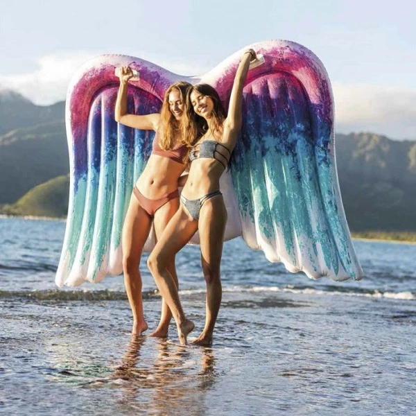 Intex plută-saltea gonflabilă “aripi de înger” cu mânere, 216x155x20 cm, până la 100 kg 3
