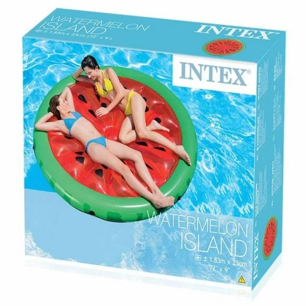 Intex plută-saltea gonflabilă “insula pepenele verde”, 183х23 cm, până la 200 kg 4