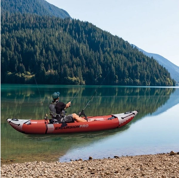 Intex caiac gonflabil “excursion pro k2” cu vâsle și pompă, 384x94x46 cm, până la 180 kg 2