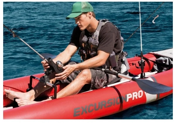 Intex caiac gonflabil “excursion pro k2” cu vâsle și pompă, 384x94x46 cm, până la 180 kg 3