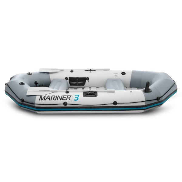 Intex надувная лодка “mariner 3” с веслами и насосом, 297x127x46 см, до 400 кг 13