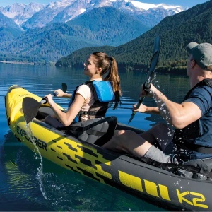 Intex caiac gonflabil “explorer k2” cu vâsle și pompă, 312x91x51 cm, până la 180 kg Thumbnail 12