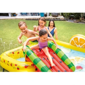 Intex centrul de joacă gonflabil “deliciu de fructe” 290х180х104 cm, 493 l, până la 81 kg, 2+ Thumbnail 3