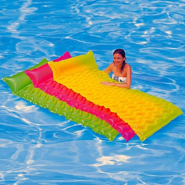 Intex saltea de înot gonflabilă cu tetieră "val" 229х86 cm,  până la 100 kg, 3 culori 11