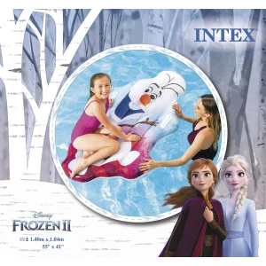 Intex plută-saltea gonflabilă “olaf” cu mânere, 140х104 cm, până la 40 kg, 3+ Thumbnail 3