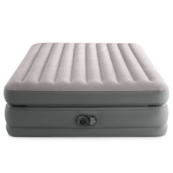 Intex надувная кровать "velur prime comfort" 152х203х51см со встр.нас. 220в, до 272 кг 3