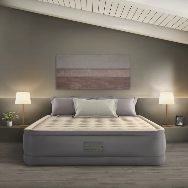 Intex надувная кровать “velur premaire ii” 152x203x46 см встр.нас. 220в, до 272 кг 7