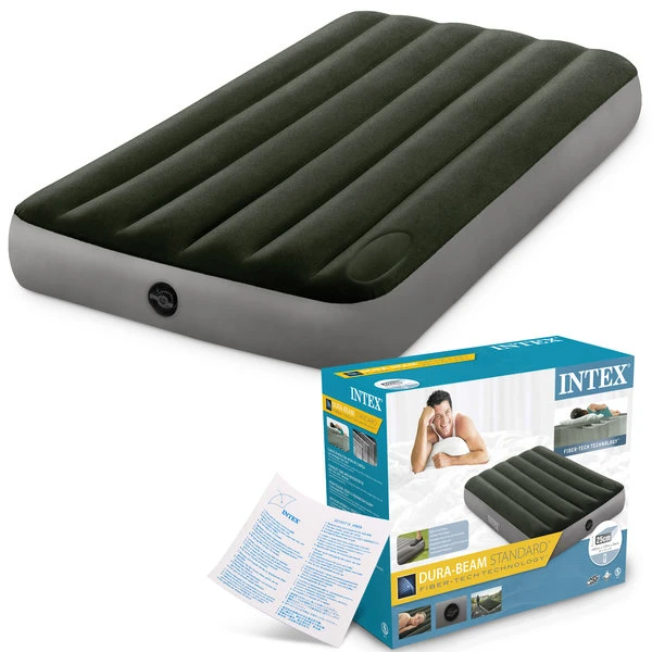 Intex saltea gonflabilă “velur downy” 99×191×25 cm cu pompă de picior integrată, până la 136 kg 3