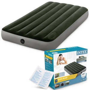 Intex saltea gonflabilă “velur downy” 99×191×25 cm cu pompă de picior integrată, până la 136 kg Thumbnail 3
