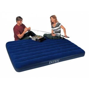 Intex надувной матрас “velur classic” 152×203×25 см, до 272 кг Thumbnail 2