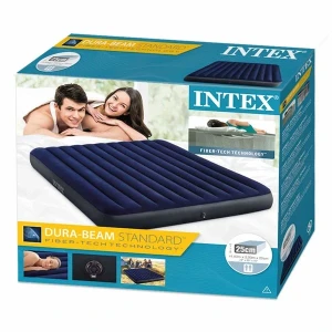 Intex надувной матрас “velur classic” 183×203×25 см, до 272 кг Thumbnail 3