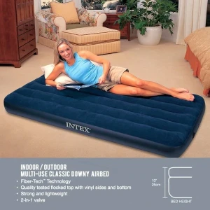 Intex надувной матрас “velur classic” 99×191×25 см, до 136 кг Thumbnail 2