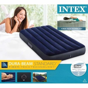 Intex надувной матрас “velur classic” 99×191×25 см, до 136 кг Thumbnail 3