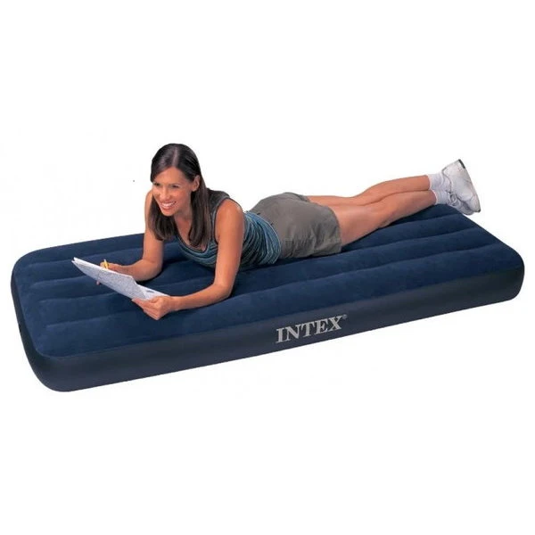 Intex надувной матрас “velur classic” 76×191×25см, до 136 кг 2