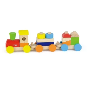 Colorful stacking train