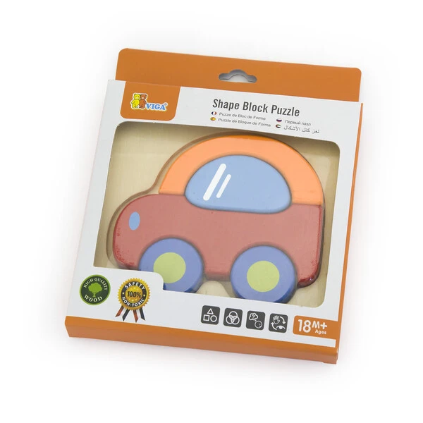 Mini puzzle cu diferite forme “automobil” 5