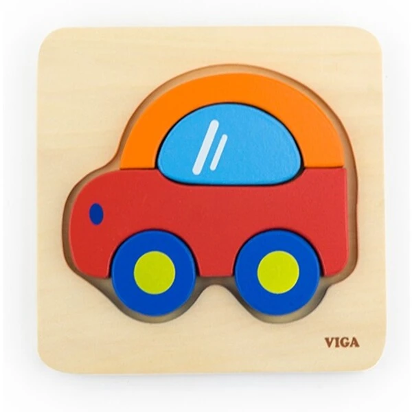 Mini puzzle cu diferite forme “automobil” 3