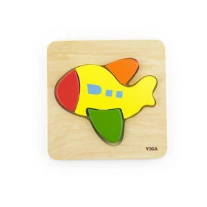Mini puzzle cu diferite forme "avion"