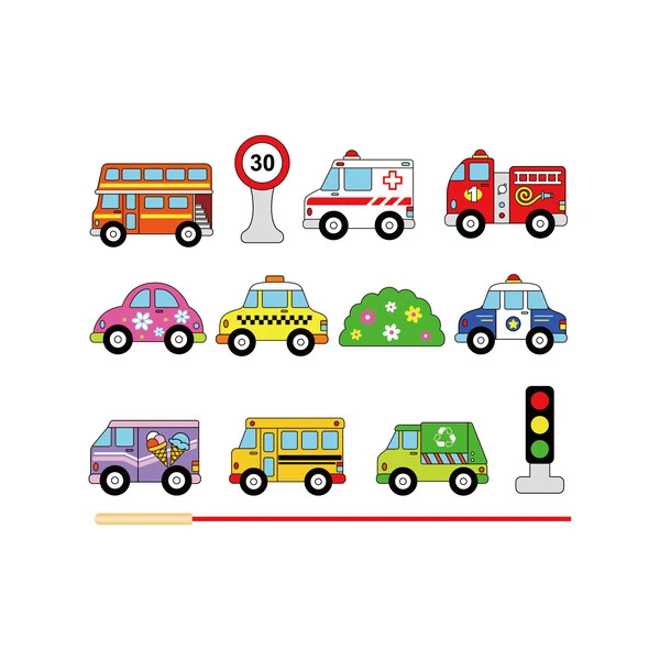 Joc de dezvoltare cu șiret "automobile" 2