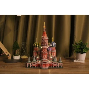 3d пазл “собор василия блаженного” со светодиодной подсветкой, 224 элемента Thumbnail 7