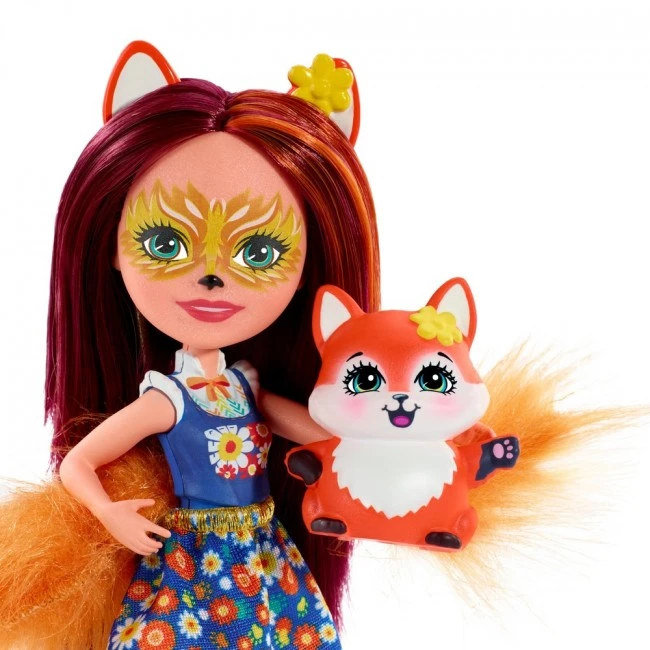 Păpușa enchantimals "vulpița felicity &amp; flick" (new) 4