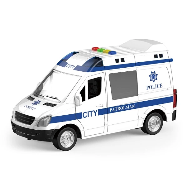 1:16 camionetă de poliție cu fricțiune (lumini /sunete) 2