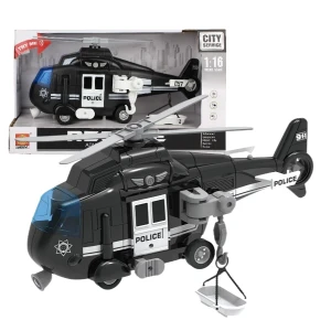 1:16 elicopter de poliție cu fricțiune (lumini /sunete)