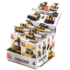 Set de construcție ”echipament de construcție”, 4 modele, de la 30 pînă la 42 elem.