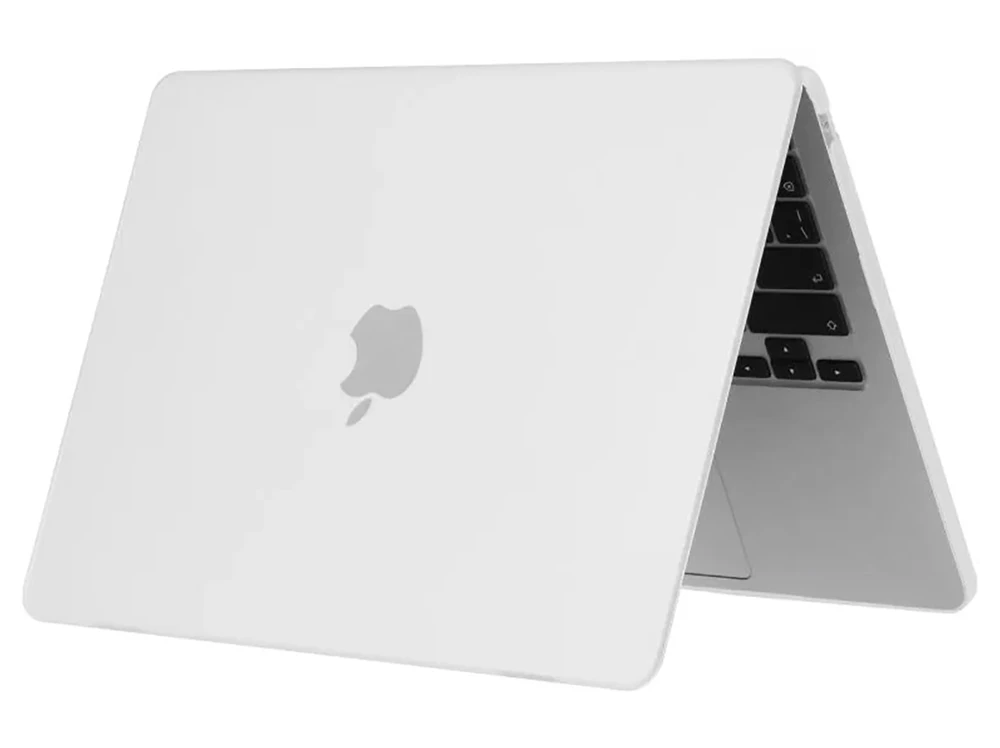 Husă pentru laptop tech protect smartshell macbook air 13 (2022), 13.6", policarbonat, matte clear 5