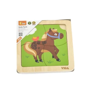Mini-puzzle din lemn "cal" Thumbnail 2
