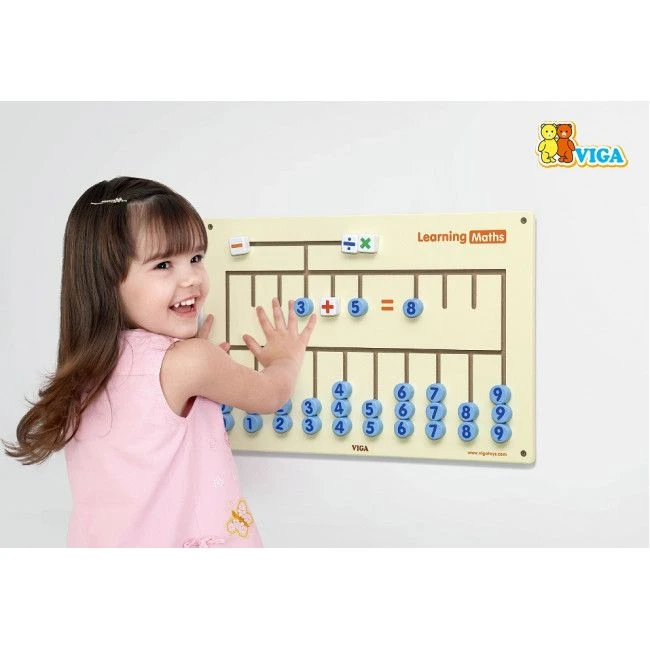 Busyboard (de perete) "învațăm matematica" 2
