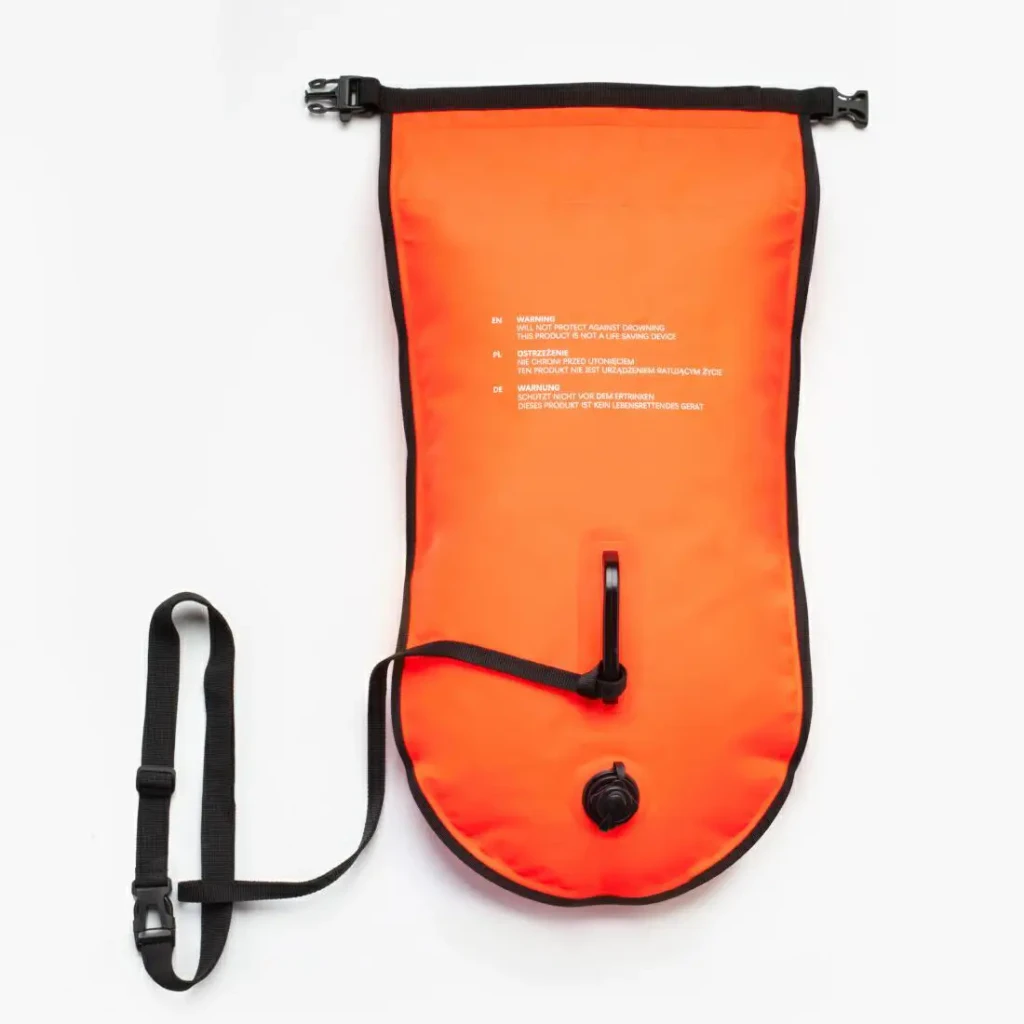 Буй для плавания в открытой воде aqua speed swim buoy + pocket 37x72cm col.75 sku 63230 3