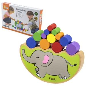 Joc de echilibru din lemn &quot;Elefant&quot;