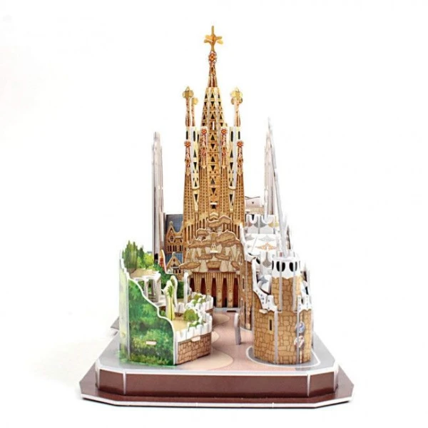 3d пазл “достопримечательности  барселоны”, 186 элементов 4