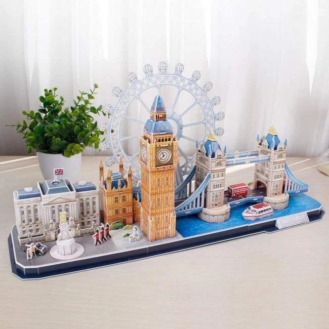 3d puzzle "atracțiile turistice ale londrei", 107 elemente 6