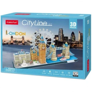 3d puzzle "atracțiile turistice ale londrei", 107 elemente Thumbnail 4