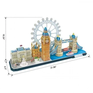 3d puzzle "atracțiile turistice ale londrei", 107 elemente Thumbnail 3