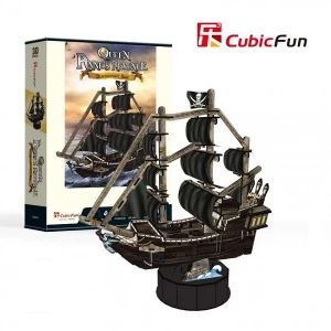 3D puzzle Corabia piraților „Răzbunarea Reginei Anne”, 100 elemente