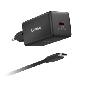 Încărcător lenovo mini gan charger, 65w, negru