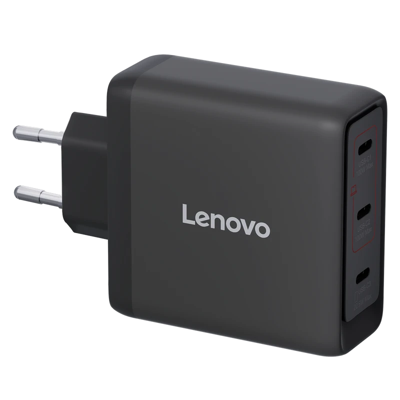 Încărcător lenovo multi-port gan charger, 100w, negru 7