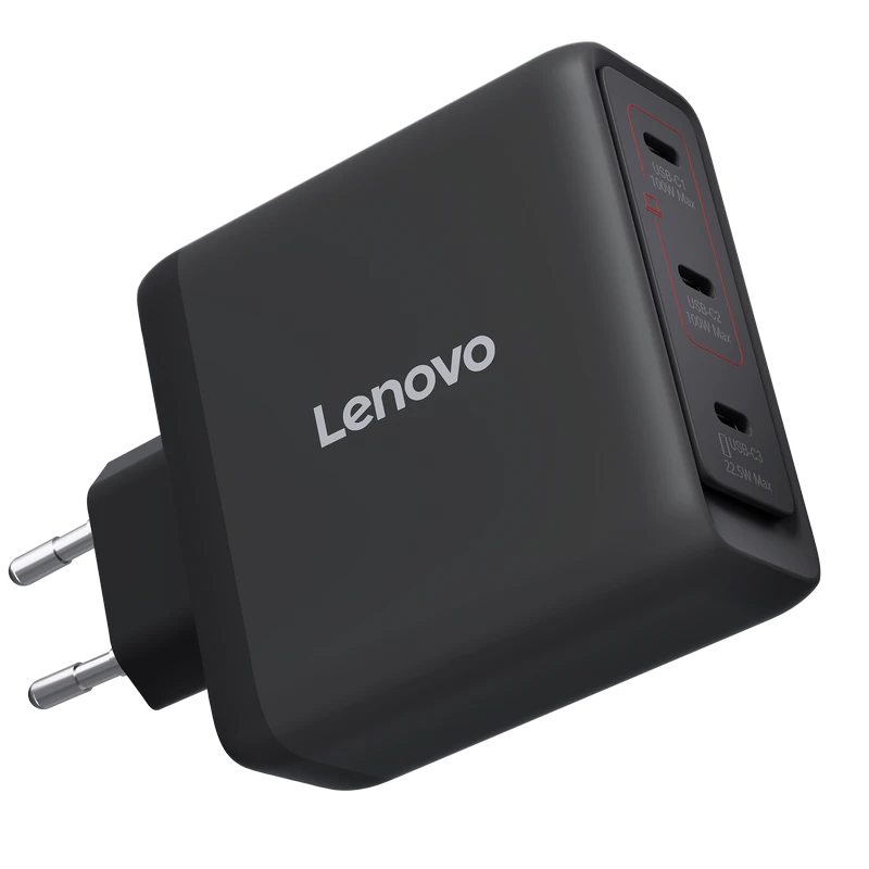 Încărcător lenovo multi-port gan charger, 100w, negru 11