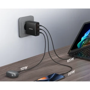 Încărcător lenovo multi-port gan charger, 100w, negru Thumbnail 3