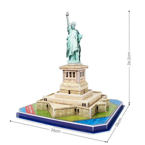 3d puzzle "statuia libertății" (u.s.a), 39 elemente 4