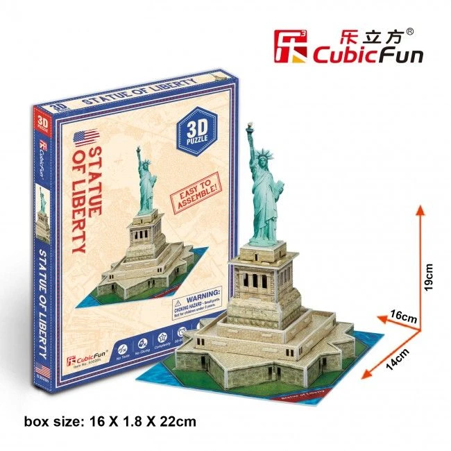 3d puzzle “statuia libertății”, 31 elemente 4