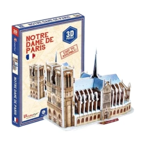 3d puzzle “notre dame de paris”, 39 elemente