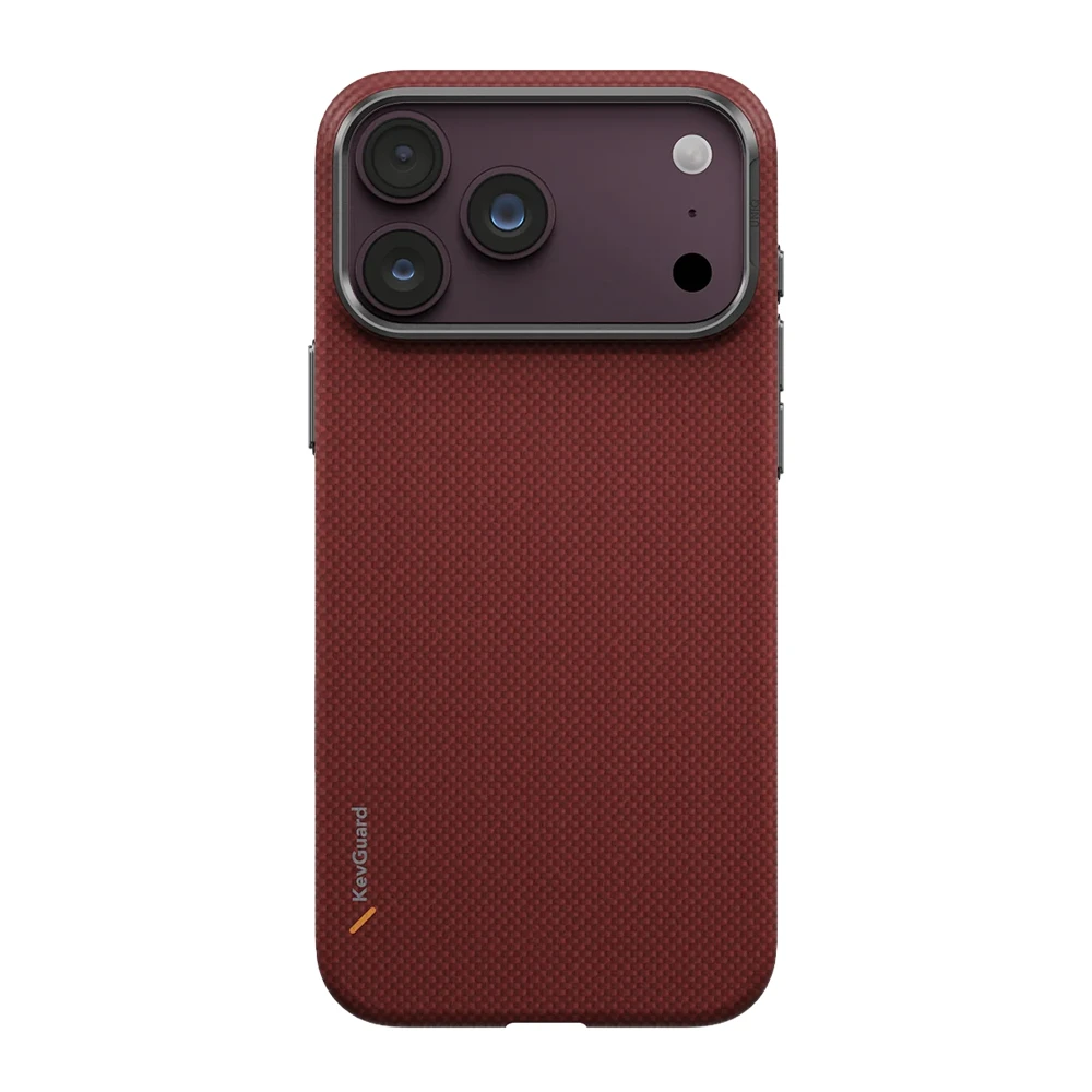 Чехол uniq для iphone 18 pro 6.3 hybrid magclick charging keva edge, ember red 2
