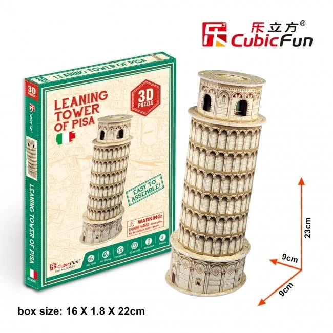 3d пазл башня пизы (италия) 4